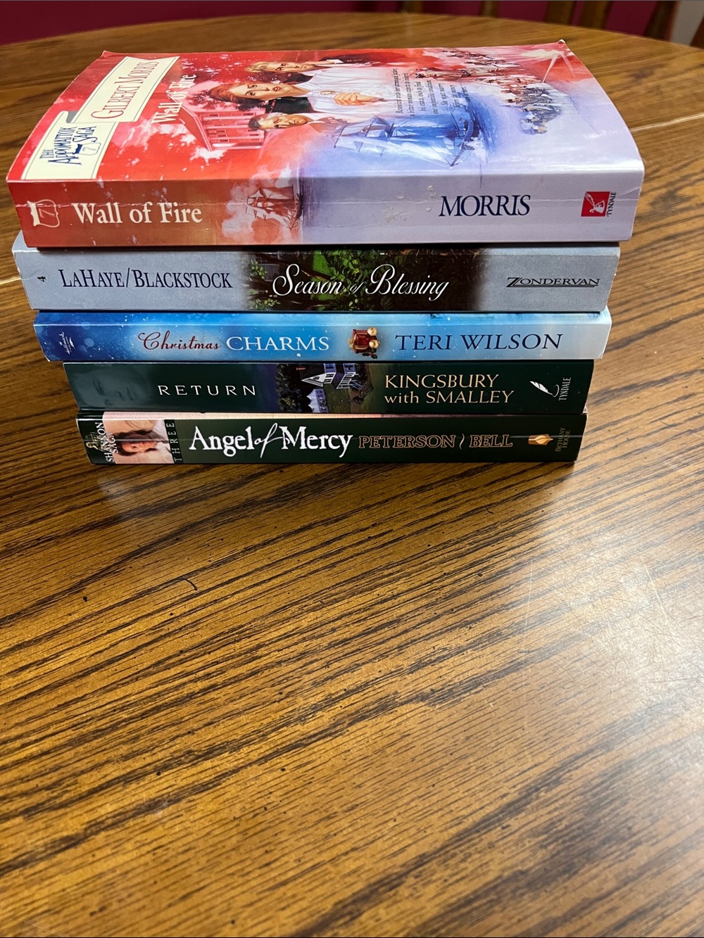 Stack of Decorative Paperback Books - Multi-Color